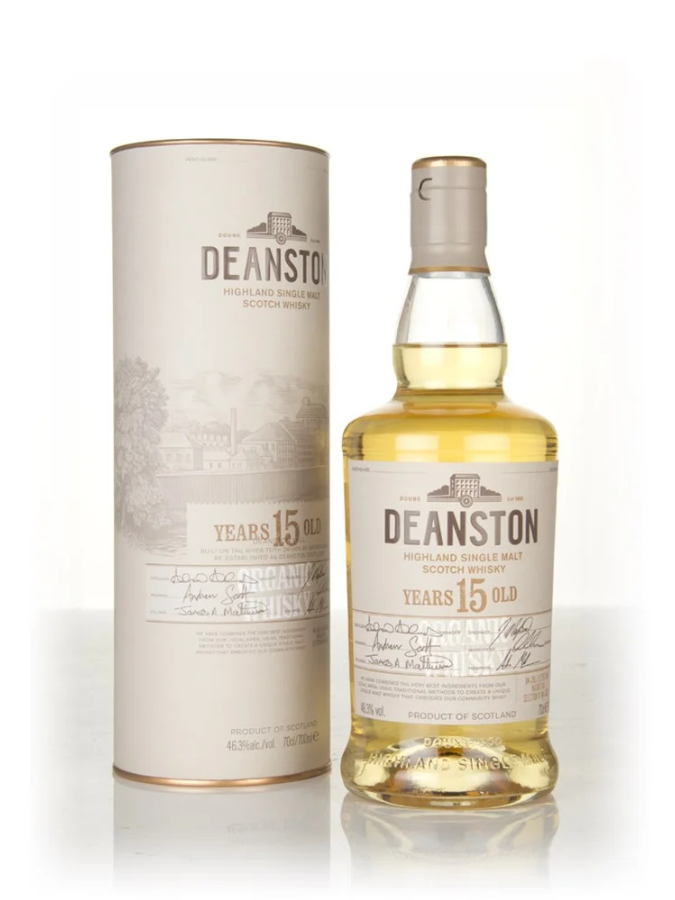 DEANSTON 15 Year Old Organic Whisky, 46.3% ABV