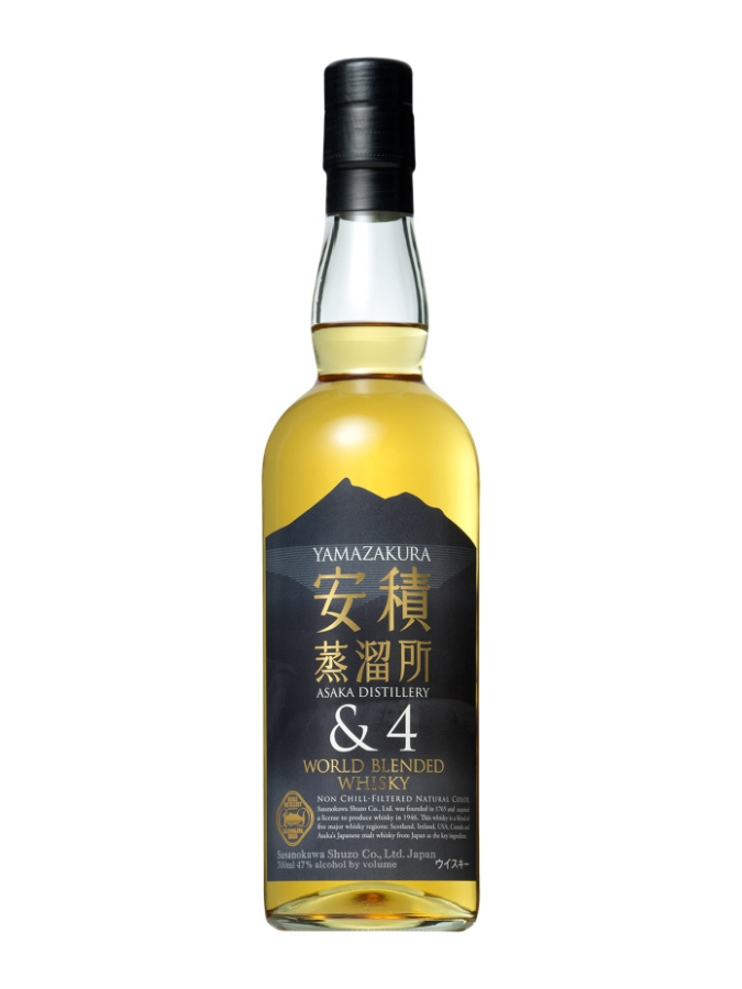 Yamazakura Asaka Distillery & 4 World Blended Whisky, 47% ABV