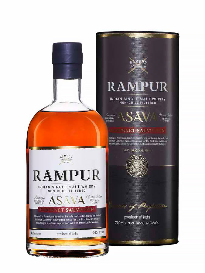 RAMPUR Asava Single Malt, 45% ABV