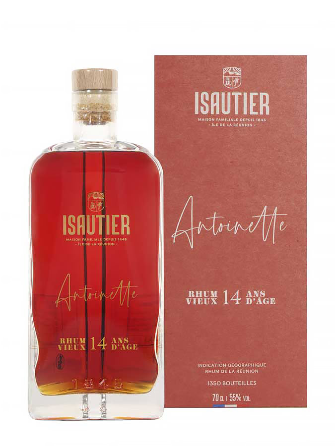 ISAUTIER 14 Year Old Antoinette Rhum Vieux, 55% ABV