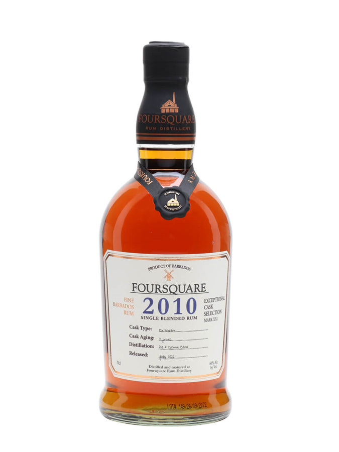 FOURSQUARE Exceptional Cask Selection XXI 2010 12 Year Old, 60% ABV