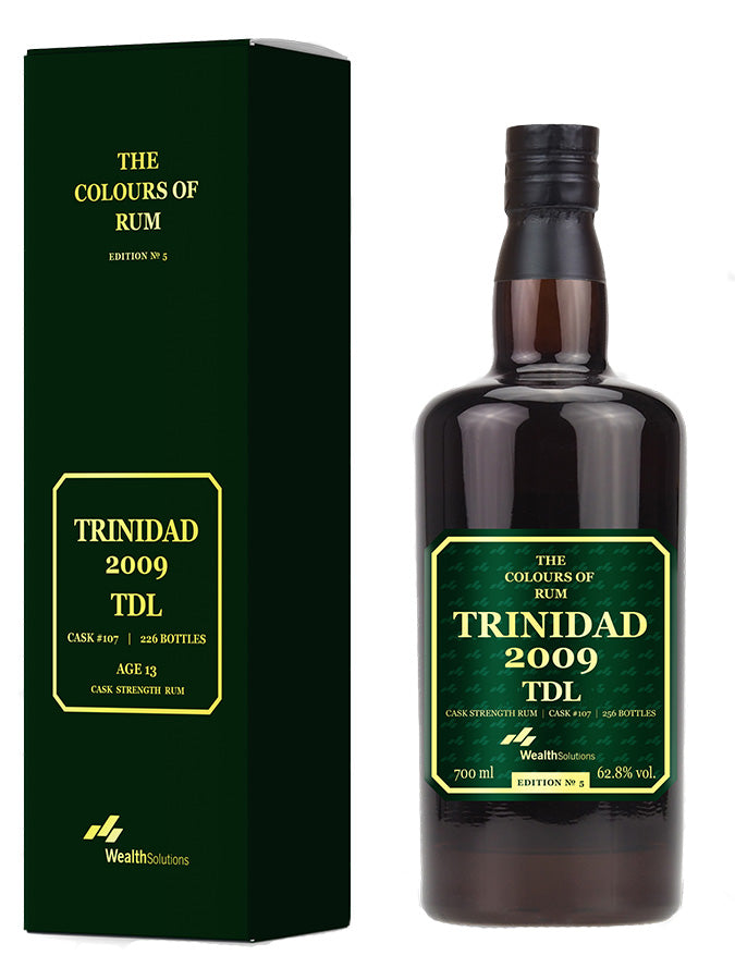 T.D.L Trinidad 13 Year Old 2009, The Colours of Rum, 62.8% ABV