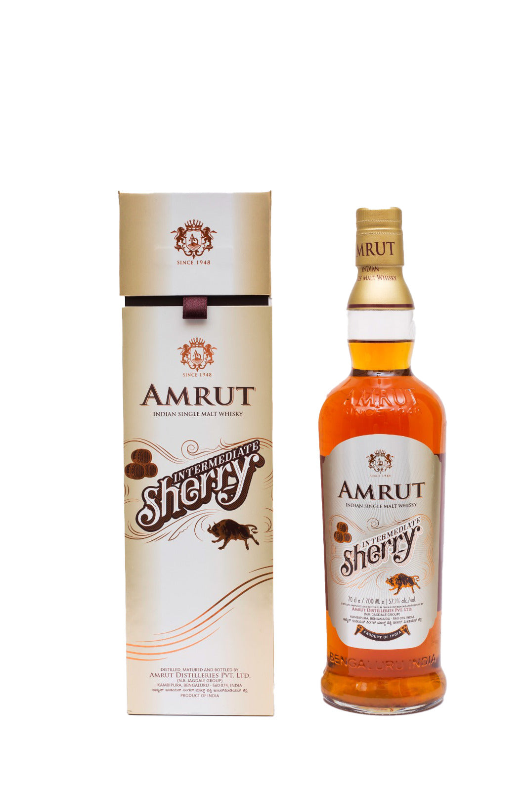 AMRUT Intermediate Sherry, 57.1% ABV