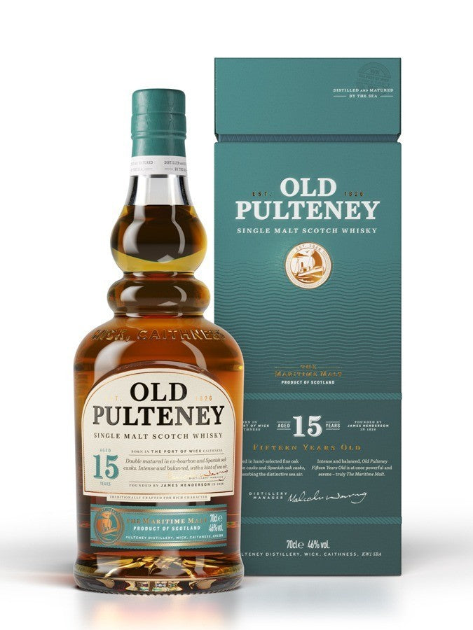 OLD PULTENEY 15 Year Old, 46% ABV