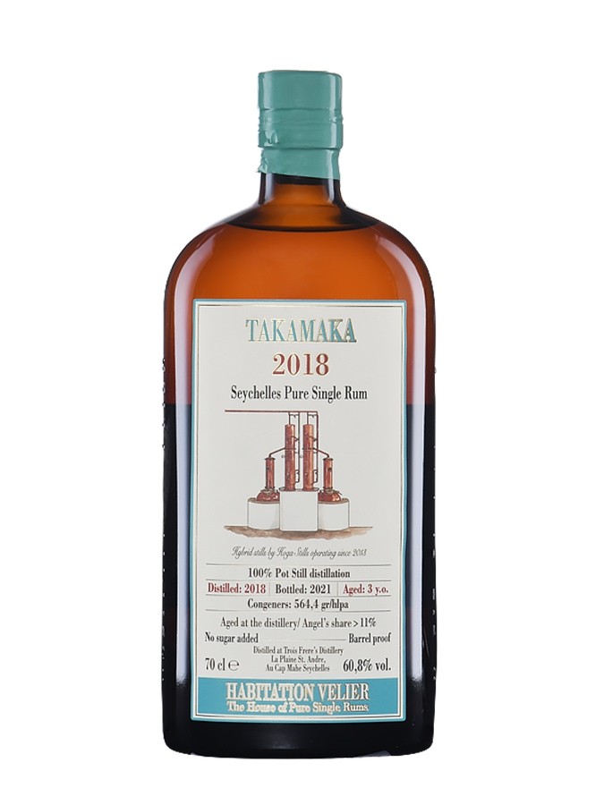 TAKAMAKA 3 Year Old 2018 Habitation Velier, 60.8% ABV