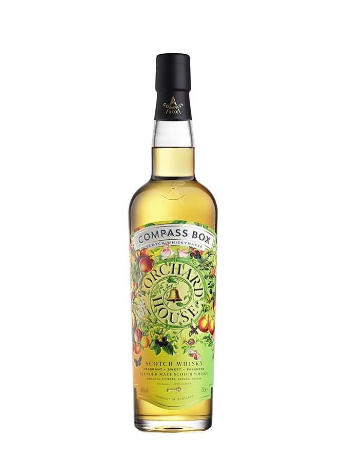 ORCHARD HOUSE, COMPASS BOX, 46% ABV