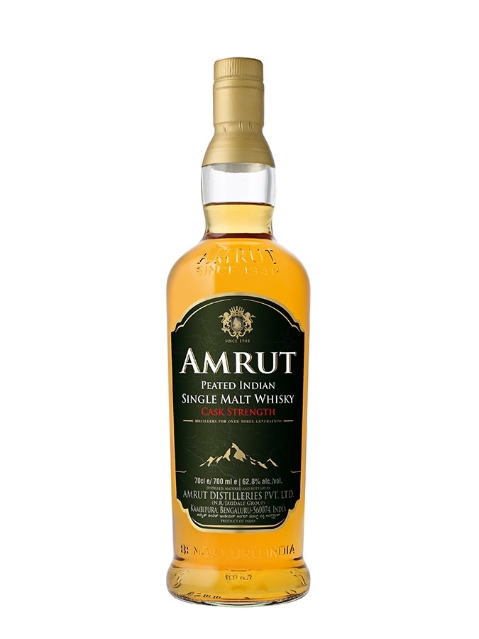 AMRUT Peated Cask Strength, 62.8% ABV