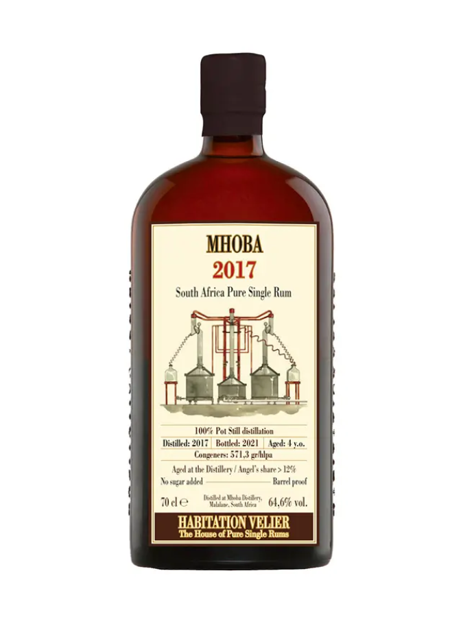 MHOBA 4 Year Old 2017 Ex Bourbon Cask Habitation Velier, 64.6% ABV