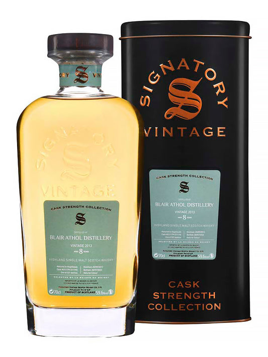 BLAIR ATHOL 8 Year Old 2013 Signatory Vintage, 59.6% ABV