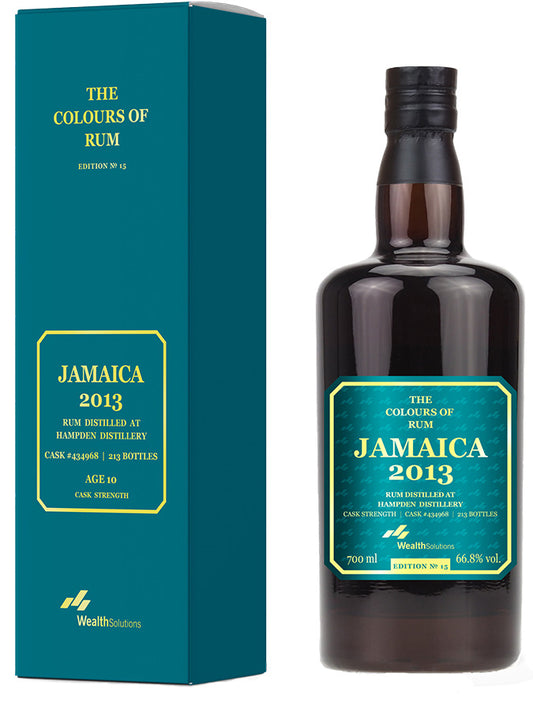 HAMPDEN 10 Year Old Jamaica Edition No. 15, The Colours of Rum, 66.8% ABV