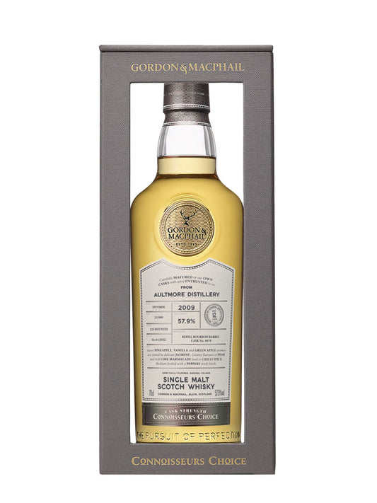 AULTMORE 2009 Refill Bourbon Connoisseur's Choice Gordon & Macphail, 57.9% ABV