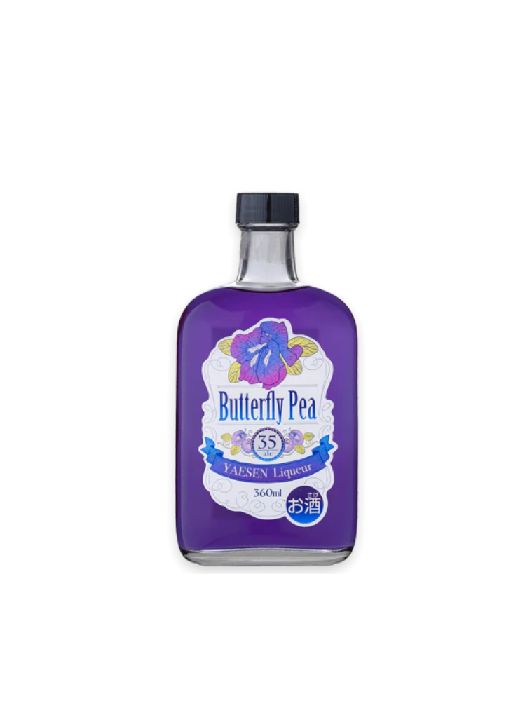 YAESEN Butterfly Pea Liqueur, 35% ABV