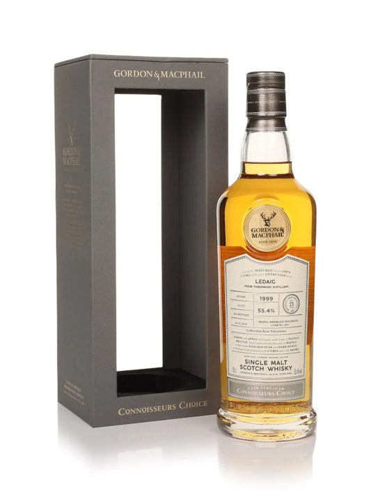 LEDAIG 23 YO 1999 New Vibrations Gordon & Macphail, 55.4% ABV